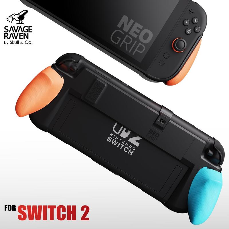 Grip Hard Shell Savage Raven da Skull & Co. NeoGrip para Nintendo